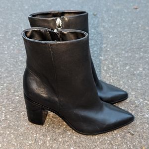 SCHUTZ Mikki Leather Block heeled ankle boots (New)